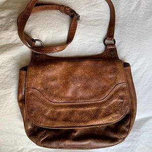 Frye Melissa Saddle Bag - Cognac
